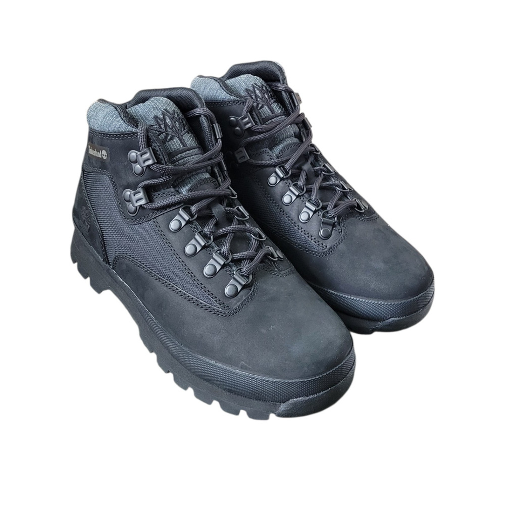 Timberland Euro Hiker Boot Mens, Black Nubuck TB0A1UB2001, US 8.5 M